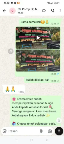 Testimonial Papan Bunga karangpedas