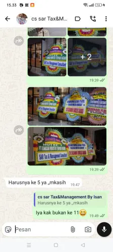 Testimonial Papan Bunga karangpedas