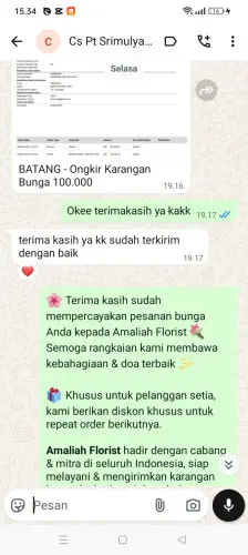 Testimonial Papan Bunga karangpedas