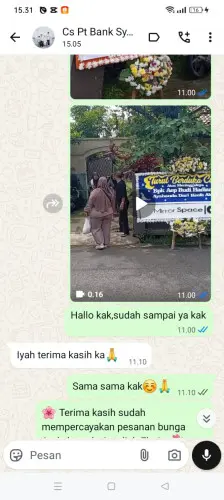 Testimonial Papan Bunga karangpedas