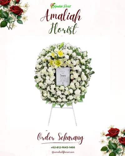 Krans Bunga Duka Cita karangpedas